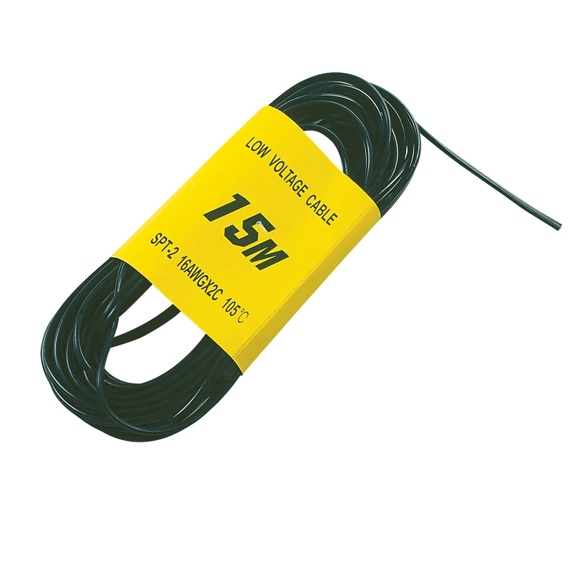 Oriel 15m 12V Garden Lighting Cable Black