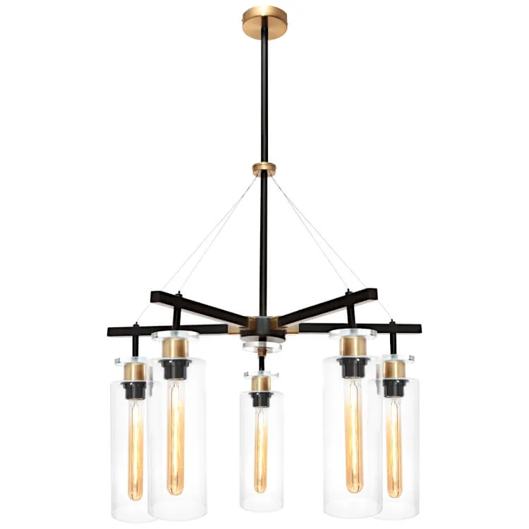 COUGAR LIGHTING BOURNE 5 LIGHT PENDANT