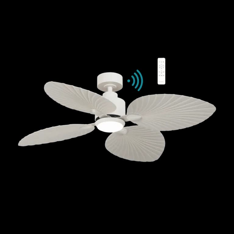 Martec Kingston 126cm WIFI DC Ceiling Fan with Light White