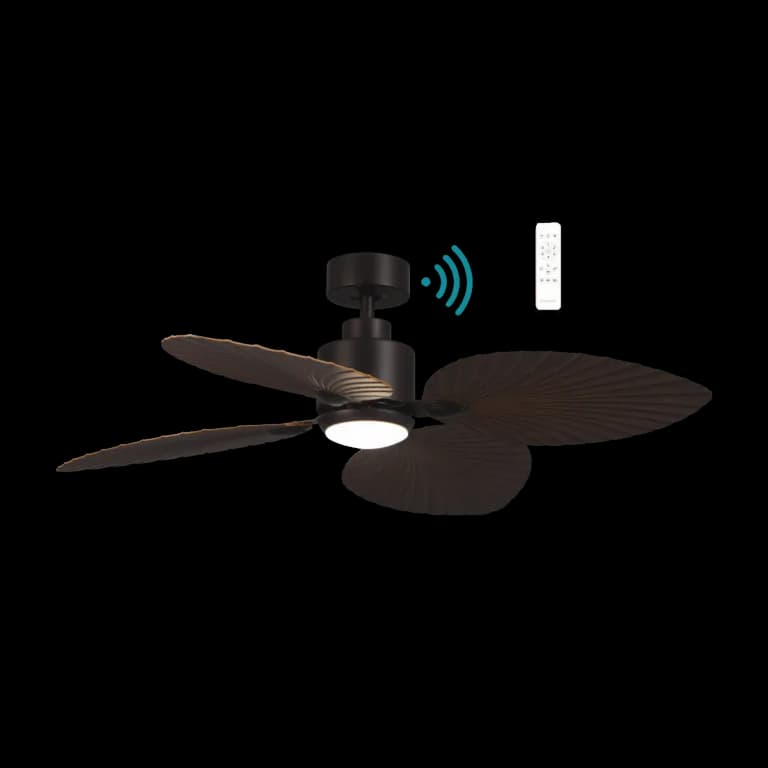 Martec Kingston 126cm WIFI DC Ceiling Fan with Light Old Bronze