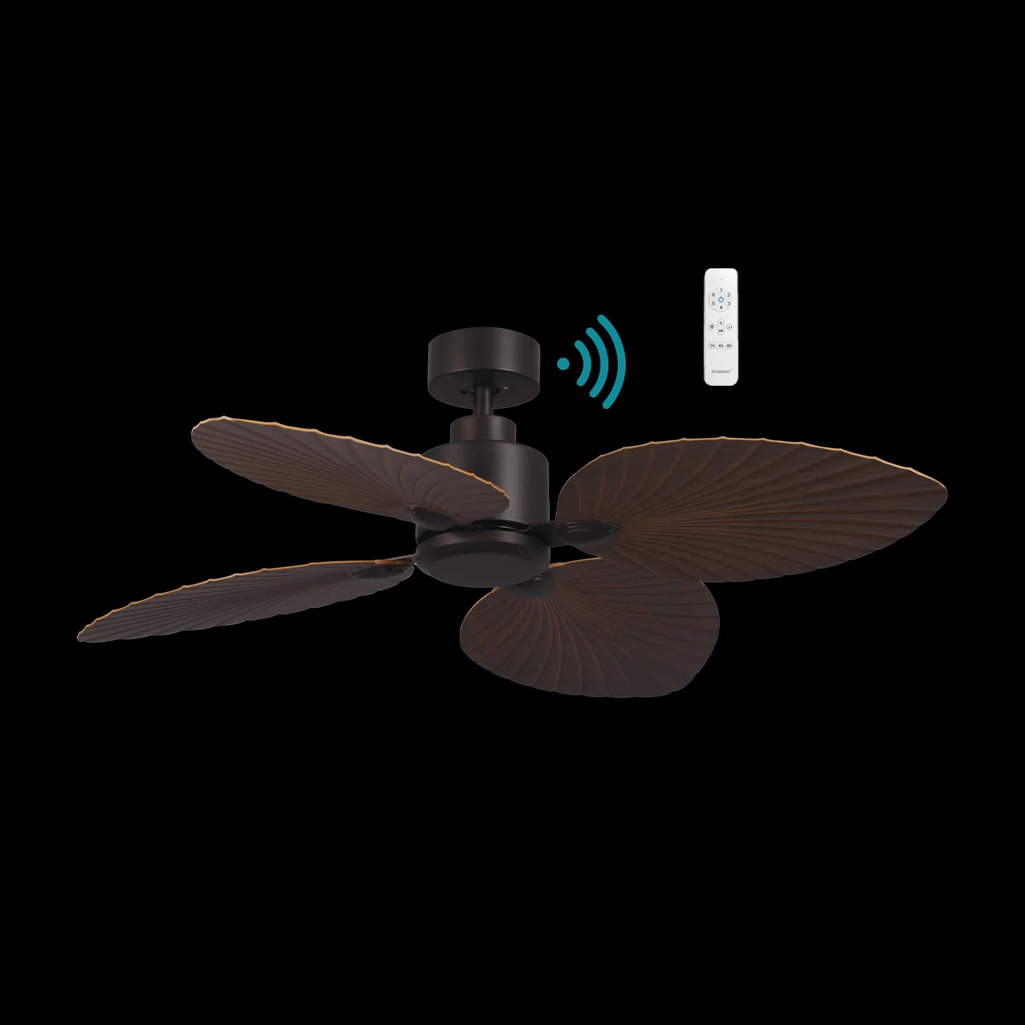 Martec Kingston 126cm WIFI DC Ceiling Fan Old Bronze